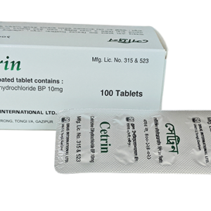 Cetrin 10mg Tablet
