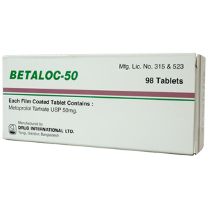 Betaloc 50mg Tablet
