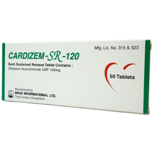 Cardizem SR 120mg Tablet