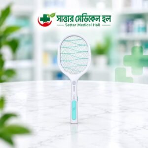 Super Star Rechargeable Mosquito Bat With Flash Light