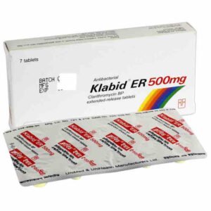 Klabid ER 500mg 7 Tablets (1 Box)
